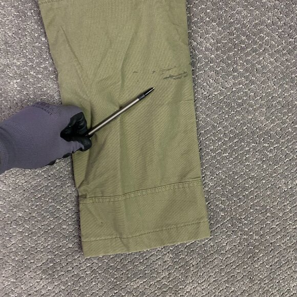 Carhartt Relaxed Fit Cryder Full Swing Pants Men's 36 x 30 Fits 36 x 28 Olive - Picture 8 of 16